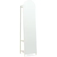 [en.casa] Garderobenspiegel 165 x 40 x 35 cm Sandfarben