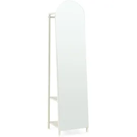 [en.casa] Garderobenspiegel 165 x 40 x 35 cm Sandfarben
