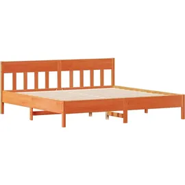 vidaXL Massivholzbett 180 x 200 cm Braun