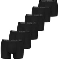 Puma Boxershort 6er Pack Schwarz | Gr.: S