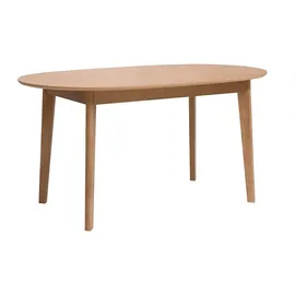 miliboo Ovaler Ausziehtisch 150-200 x 76 x 90 cm Eiche