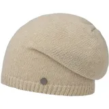 LIERYS Merino Kaschmir Long Beanie Damen/Herren - One Size (54-59 cm) - Mütze mit Merinowolle und Kaschmir - Strickmütze Made in Germany - Wollmütze Herbst/Winter beige One Size - Einheitsgröße