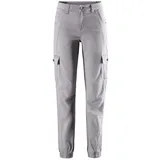 VIVANCE Trekkinghose Cargo Jeans Optik Grau 40