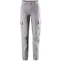 VIVANCE Trekkinghose Cargo Jeans Optik Grau 40