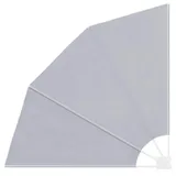 vidaXL Faltbarer Balkonfächer 140 x 140 cm grau