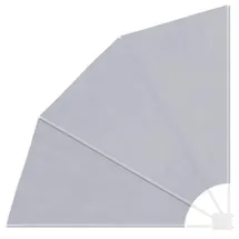 vidaXL Faltbarer Balkonfächer 140 x 140 cm grau