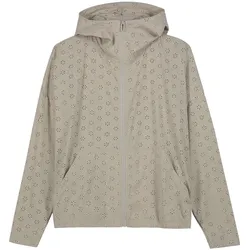 Jeanne Baret Hibiscus Sweatshirt Lasercut kaki (P220) 42