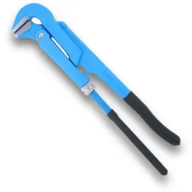 Högert Technik - Verstellbarer Schraubenschlüssel für Rohre 90° 430 mm / 1-1/2" - Verstellschlüssel für Hydraulik- und Montagearbeiten - Schraubenschlüssel verstellbar Rohrzange - aus CrV Stah