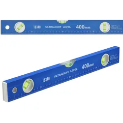 Aluminium Wasserwaage 40cm, 3 Libellen