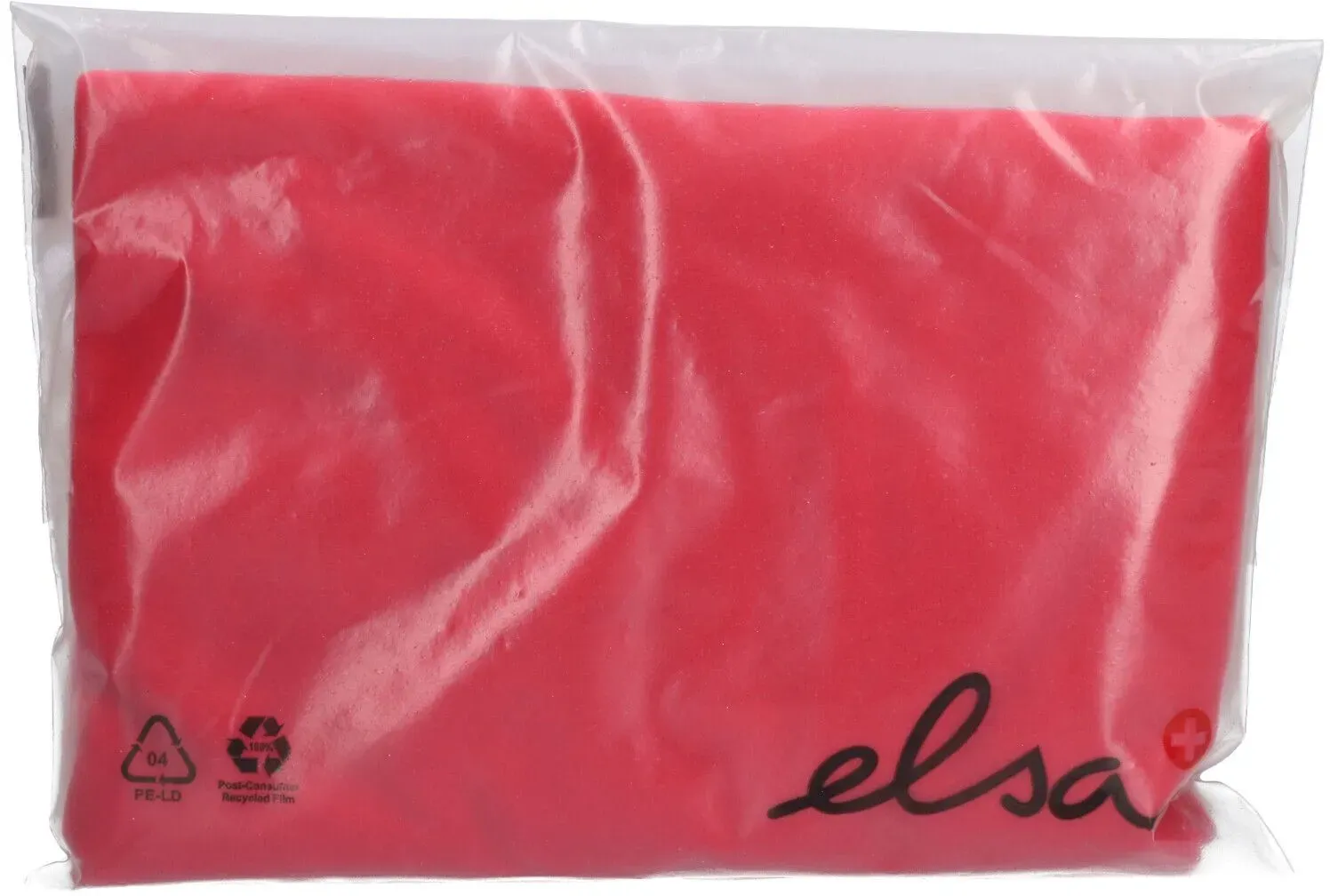 Elsa Kissenbezug 50x11cm Velours rot