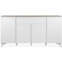 Finori GmbH Sideboard Weiß, - Maße cm, Wohnzimmer, Kommoden & Sideboards, Sideboards