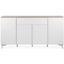 Finori GmbH Sideboard Weiß, - Maße cm, Wohnzimmer, Kommoden & Sideboards, Sideboards