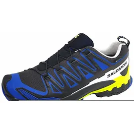 Salomon XA Pro 3D V9 Gore-Tex Black/Surf The Web/Safety Yellow UK 11,5 - Blau - 46,5