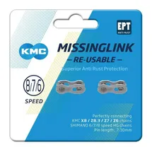 KMC Kettenverschlussglied 6/7/8-fach Silber