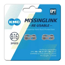 KMC Kettenverschlussglied 6/7/8-fach Silber