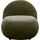INOSIGN Sessel "Mithras II Cocktailsessel, organische Formensprache, Solitär Sessel", grün (dunkelgrün), B:73cm H:76cm T:75cm, 100% Polyester, Sessel, Bouclé oder Fellimitat; Lieferzeit nur ca. 2 Wochen