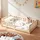 [en.casa] Kinderbett Tanna 80 x 160 cm Kiefer massiv natur beige
