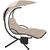 Tectake Hängeliege 195 x 132 x 197 cm Beige