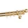 GARESA Gardinenstange GARESA "ANDREA", gold (mattmessingfarben), L:170cm Ø:20mm, Metall, Gardinenstangen, Vorhanggarnitur, verlängerbar, Endknopf Kugel lang, mit Ringen