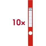 Durable Ordneretiketten 10 Stück Rot 5,0 cm 27,0 x 390,0 mm