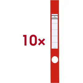 Durable Ordneretiketten 10 Stück Rot 5,0 cm 27,0 x 390,0 mm