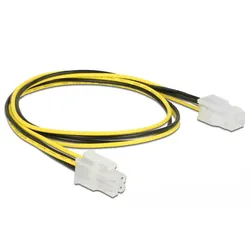 Delock Spannungsversorgungs-Verlängerungskabel - Netzstecker P4 (M)