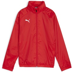 PUMA teamGOAL Allwetterjacke Kinder 01 - PUMA red/PUMA white 128