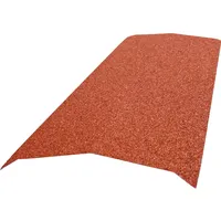 HZL Easypan Firstkappe Metall Beschiefert Rot 810 mm