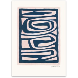 The Poster Club - Flowing von Leise Dich Abrahamsen, 30 x 40 cm