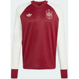 adidas Spanien Auswärtssweatshirt 2026 rot Herren Gr. S