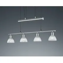 Trio Levisto 4-flg. nickel matt/alabasterfarbig