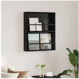 vidaXL Magazinregal Wandregal 60 x 12 x 70 cm Schwarz