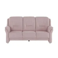 meinSofa Sofa 3-sitzig aus Mikrofaser Wilma ¦ rosa/pink ¦ Maße (cm): B: 198 H: 97 T: 89.0