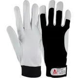 Hase Safety Gloves Hase Arbeitshandschuhe Power Grip II Größe 11, Ziegennappaleder