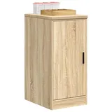 vidaXL Garagen-Aufbewahrungsschrank Sonoma-Eiche Massivholz Kiefer, Schrank, Werkzeugschrank, Lagerschrank, Garagenschrank, Aufbewahrungsschrank