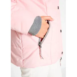 bonprix Winterjacke in 2-in1 Optik, rosa, Gr.48, Praktische Jacke mit Kapuze, wattiert