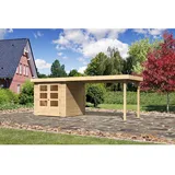 Karibu Gartenhaus Askola 2 2,13 x 2,17 m Natur