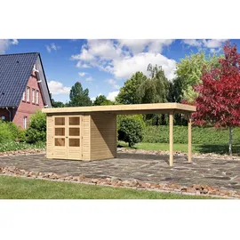 Karibu Gartenhaus Askola 2 2,13 x 2,17 m Natur