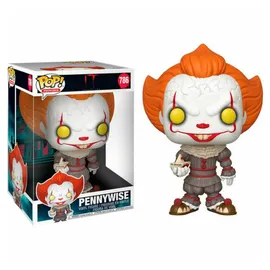 Funko Pop! IT Pennywise mit Bootfigur 25 Cm - - One Size