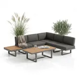 MuCoLa Gartenlounge-Set 7-tlg. Grau