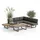 MuCoLa Gartenlounge-Set 7-tlg. Grau