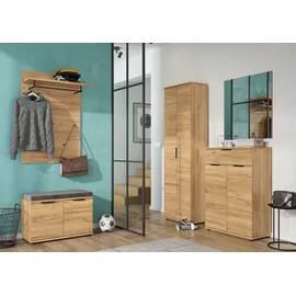 Germania Fremont Garderobenschrank 59x199x34 braun