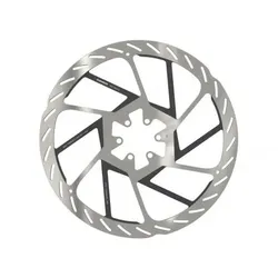 HS2 6-Loch abgerundetes Profil / Silber - schwarz / 220mm - silber