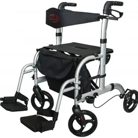 Antar Aluminium Rollator AT51005 2in1 schwarz