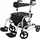 Antar Aluminium Rollator AT51005 2in1 schwarz