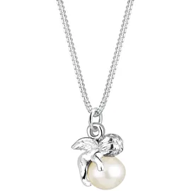 Elli Halskette Engel mit Süßwasserzuchtperle 925 Silber/Weiß