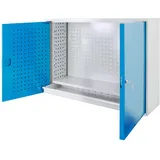 ADB Metall Werkstattschrank, Werkzeugschrank, Hängeschrank, 755x1050x310 mm, Lochrückwand, Lochwand