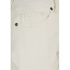 URBAN CLASSICS Organic Stretch Cargo Hochtaillierte Jeans Off White Raw 26