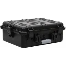 vidaXL Flugkoffer Tragbar Aufbewahrungskoffer Schwarz 52x40x19 cm