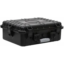 vidaXL Flugkoffer Tragbar Aufbewahrungskoffer Schwarz 52x40x19 cm